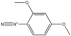 2,4-Dimethoxybenzenediazonium Struktur