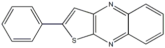 2-Phenylthieno[2,3-b]quinoxaline Struktur