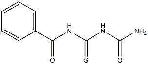 1-(Benzoyl)thiobiuret Struktur