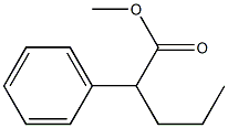 2-Phenylpentanoic acid methyl ester Struktur