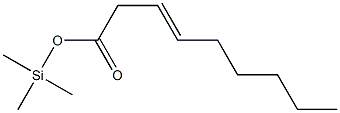 3-Nonenoic acid trimethylsilyl ester Struktur