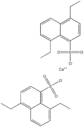 Bis(4,8-diethyl-1-naphthalenesulfonic acid)calcium salt Struktur