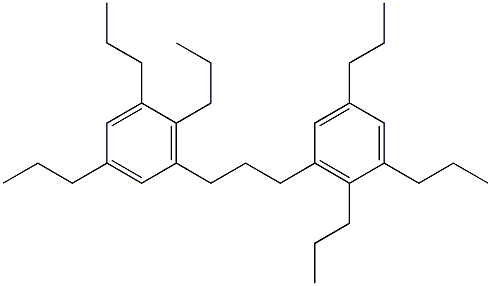 3,3'-(1,3-Propanediyl)bis(1,2,5-tripropylbenzene) Struktur