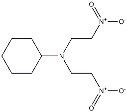 2-Nitro-N-(2-nitroethyl)-N-cyclohexylethanamine Struktur