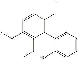 2-(2,3,6-Triethylphenyl)phenol Struktur