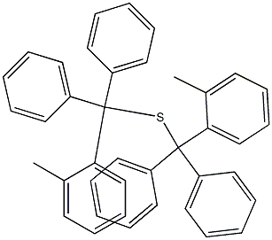 Methyl(triphenylmethyl) sulfide Struktur