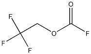 Fluoridocarbonic acid 2,2,2-trifluoroethyl ester Struktur