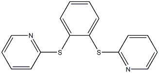 2,2'-[1,2-Phenylenebis(thio)]bispyridine Struktur