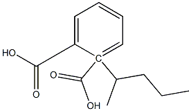 (+)-Phthalic acid hydrogen 1-[(S)-1-methylbutyl] ester Struktur