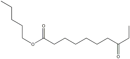 8-Oxodecanoic acid pentyl ester Struktur