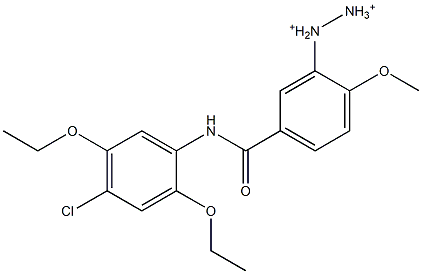 4-Methoxy-2',5'-diethoxy-4'-chloro-3-diazoniobenzanilide Struktur