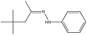 4,4-Dimethyl-2-pentanone phenyl hydrazone Struktur