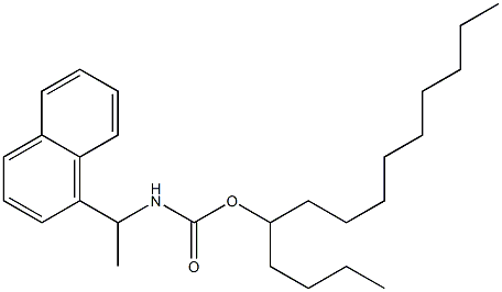 N-[1-(1-Naphtyl)ethyl]carbamic acid (1-butyldecyl) ester Struktur