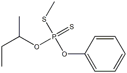 Dithiophosphoric acid S-methyl S-butyl O-phenyl ester Struktur