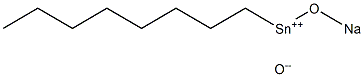 Octyl(sodiooxy)tin(IV) oxide Struktur