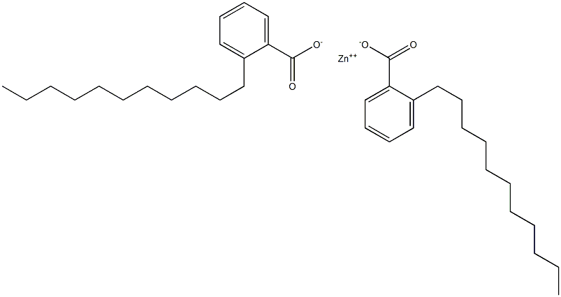 Bis(2-undecylbenzoic acid)zinc salt Struktur