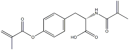 N,O-Dimethacryloyl-L-tyrosine Struktur