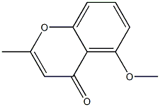 2-Methyl-5-methoxy-4H-1-benzopyran-4-one Struktur