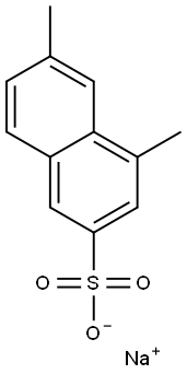 4,6-Dimethyl-2-naphthalenesulfonic acid sodium salt Struktur