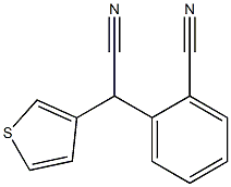 (2-Cyanophenyl)(3-thienyl)acetonitrile Struktur