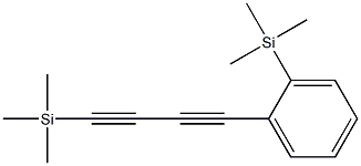 1-(2-Trimethylsilylphenyl)-4-trimethylsilyl-1,3-butanediyne Struktur