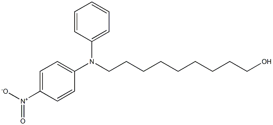 9-(N-Phenyl-4-nitroanilino)-1-nonanol Struktur