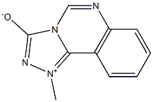 1-Methyl-1,2,4-triazolo[4,3-c]quinazolin-1-ium-3-olate Struktur