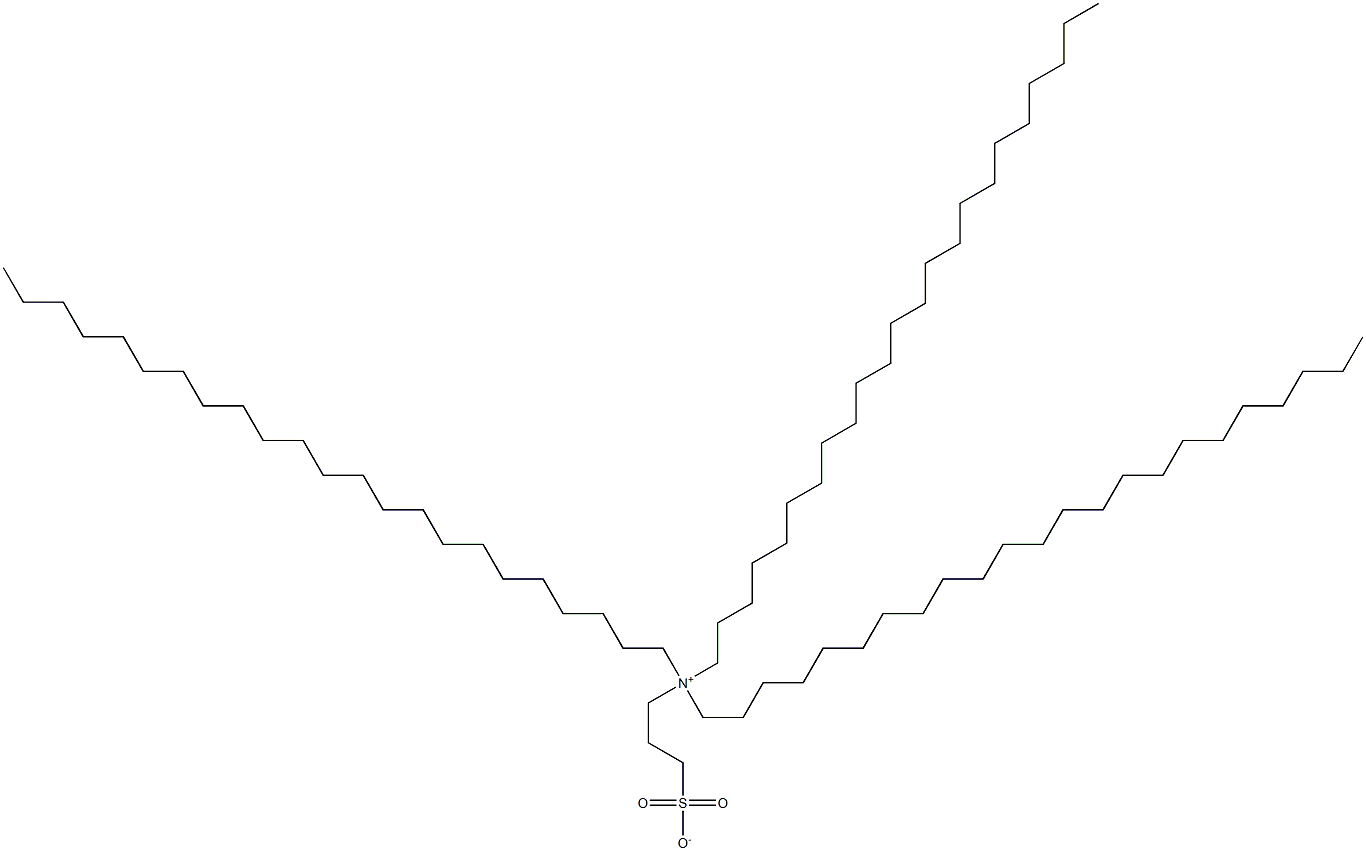 N,N-Ditricosyl-N-(3-sulfonatopropyl)-1-tricosanaminium Struktur