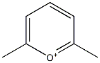 2,6-Dimethylpyrylium Struktur