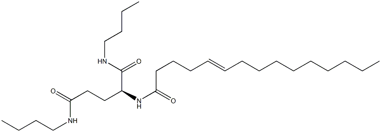 N2-(5-Pentadecenoyl)-N1,N5-dibutylglutaminamide Struktur