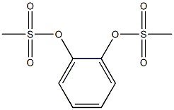 1,2-Benzenediol di(methanesulfonate) Struktur