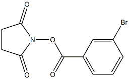 3-Bromobenzoic acid succinimidyl ester Struktur