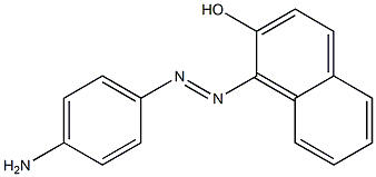 1-(4-Aminophenylazo)-2-naphthalenol Struktur