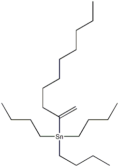 Tributyl(1-decen-2-yl)stannane Struktur