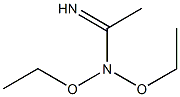 N1,N1-Diethoxyacetamidine Struktur