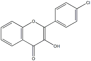 3-Hydroxy-4'-chloroflavone Struktur