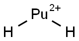 Dihydrogen plutonium(II) salt Struktur