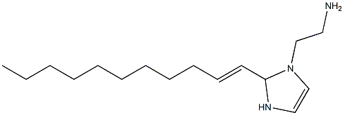 1-(2-Aminoethyl)-2-(1-undecenyl)-4-imidazoline Struktur