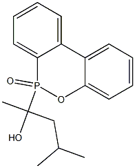 6-(1-Hydroxy-1,3-dimethylbutyl)-6H-dibenz[c,e][1,2]oxaphosphorin 6-oxide Struktur