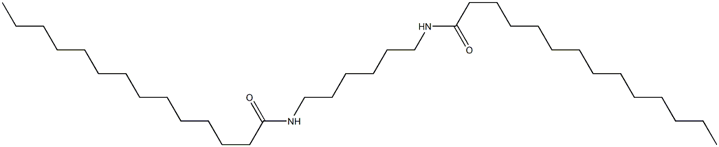 N,N'-(1,6-Hexanediyl)bis(myristamide) Struktur