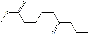 6-Ketopelargonic acid methyl ester Struktur