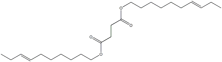 Succinic acid di(7-decenyl) ester Struktur