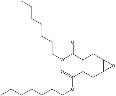 7-Oxabicyclo[4.1.0]heptane-3,4-dicarboxylic acid diheptyl ester Struktur