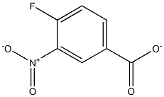 4-Fluoro-3-nitrobenzenecarboxylate Struktur