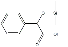 Phenyl(trimethylsilyloxy)acetic acid Struktur