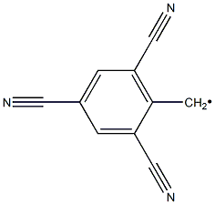 2,4,6-Tricyanobenzyl radical Struktur