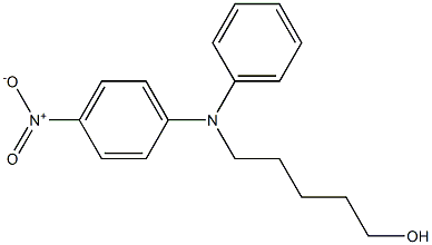 5-(N-Phenyl-4-nitroanilino)-1-pentanol Struktur