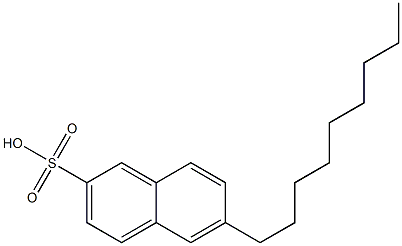 6-Nonyl-2-naphthalenesulfonic acid Struktur