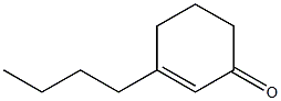 3-Butyl-2-cyclohexen-1-one Struktur