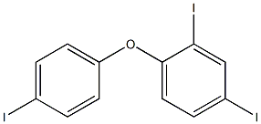 2,4,4'-Triiododiphenyl ether Struktur